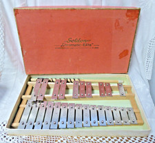 Vintage Golden Chromatic Elite Glockenspiel Xylophone Stimmrein A-880 Germany