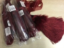 4 Beautiful Large Burgundy /