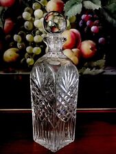 Royal Brierley Full Lead Crystal Vintage Decanter With Stopper NEW