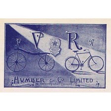 HUMBER & Co Ltd Cycle Company 50 years - Antique Advertisement 1897
