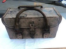 WW2 War Department issue 1940s Leather engineer’s tool box / bag