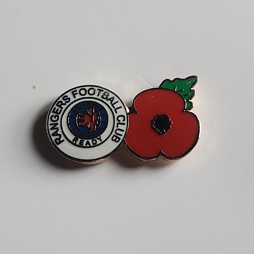 Rangers poppy badge 25mm - badge,