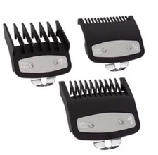 Premium Cutting Clipper Guard Attachment Combs For Wahl - 0.5, 1 & 1.5 3 PACK