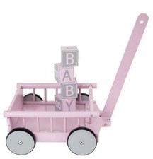 Chad Valley Tiny Treasures Pull Along Wooden Wagon BNIB