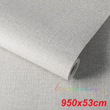 Light Grey Linen Wallpaper