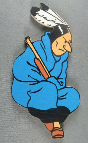 Tintin double sided wood - tintin,