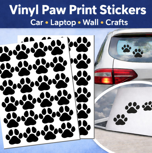 Dog paw print - paw, stickers