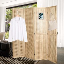 4 Panel Wood Room Dividers