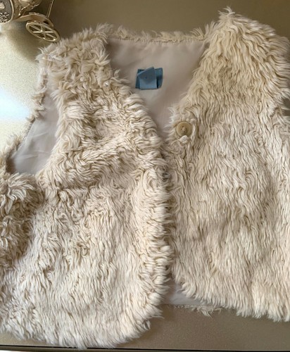 Baby gap girls fur gilet - girls,