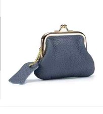 Real Leather Small Gold Colour