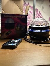 Multi-coloured USB projection lamp with remote 