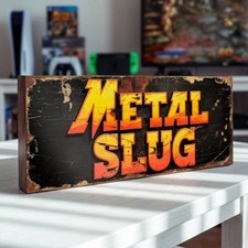 Metal Slug Wood Sign 28cm