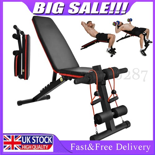 Foldable fitness bench - bench, for