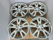 4x GENUINE SILVER MERCEDES A B