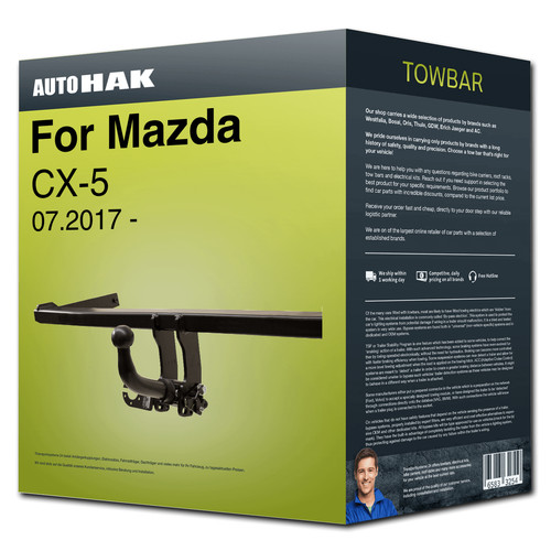 Towbar detachable for mazda - detachable,
