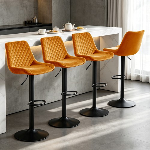 4pcs bar stools - 2/4pcs, breakfast