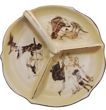 Brownie Downing Decorative Plate with Aboriginal Art Design - #3112