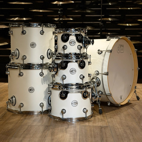 Design satin white drum kit - drum,