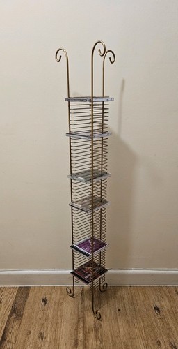 Vintage metal wire storage - cd,