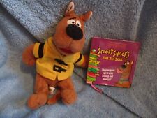 SCOOBY DOO soft plush FIGURe teddy tv toy cuddly new book snacks for the soul .