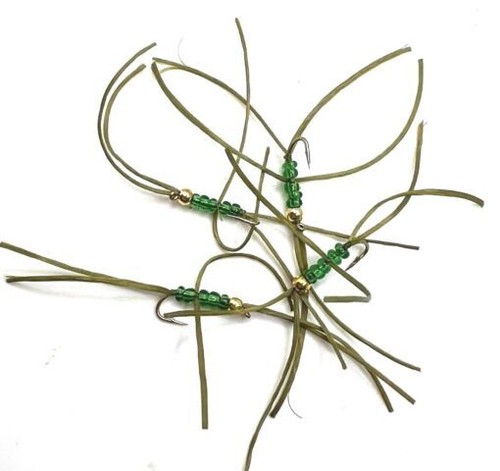 Fly fishing trout - fly, olive