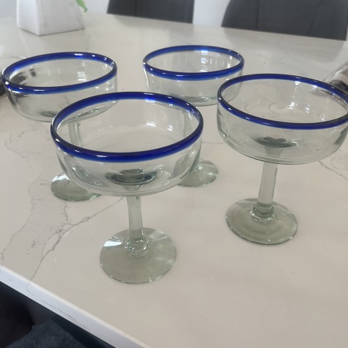 Mexican hand blown margarita - hand,