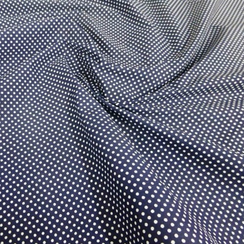 Navy polka dot - navy,
