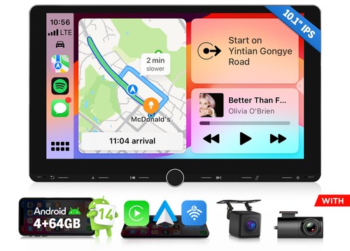Dvr android 2din 10 - 14, 10.1"