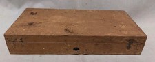 Vintage wooden tool box - wooden,