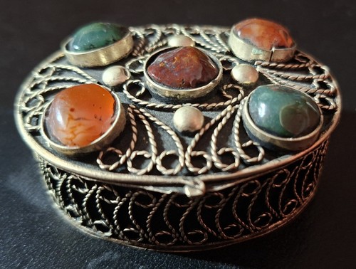 Metal trinket box - -, 5.5x4x2cm