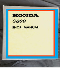 Honda s800 printed service