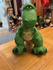 Fisher Price Disney Pixar Toy Story 3 Big Roarin Rex Squeeze Roar Plush Dinosaur