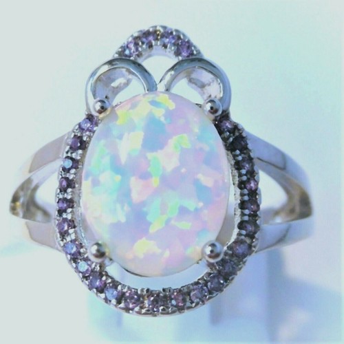 Gorgeous white fire opal - white,