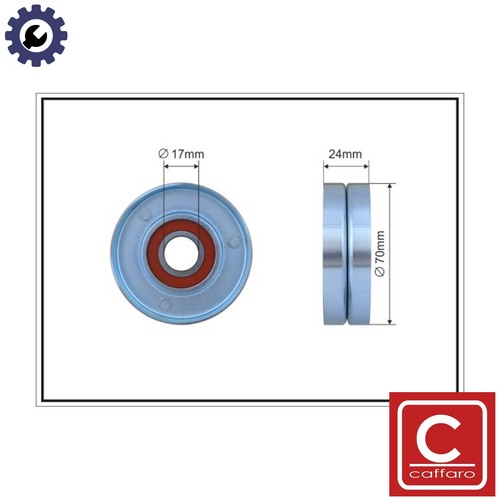 Tensioner pulley vribbed belt - tensioner,