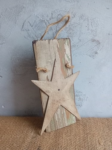 Rustic wooden barn star timber - wooden,