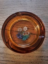 Vintage 60's Amber Glass