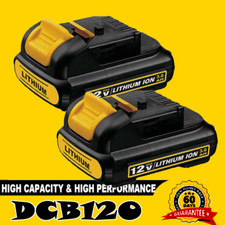 Fit for Dewalt 10.8V 12V 3.0Ah 6.0Ah Li-ion Battery DCB127 DCB120 DCB121 DCB123