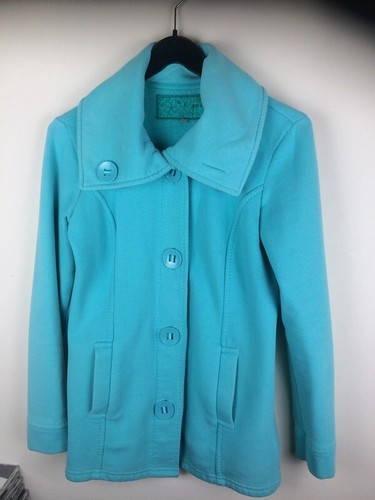 Ladies jacket soft coat - , aqua