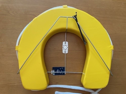 Horse shoe life buoy with - shoe,