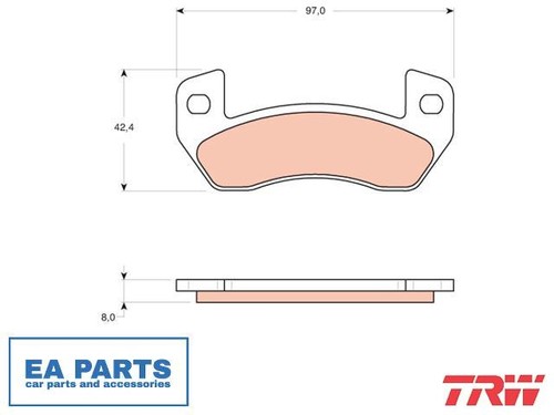 Brake pad set disc - brake,