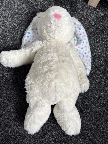 White lop eared rabbit plush - white,