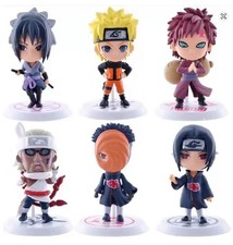 Naruto Anime Figures Naruto Sasuke Gaara Bee Itachi and Obito 7cm