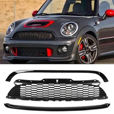 Front Bumper Honeycomb Grille Surround Kits For Mini R55 R56 R57 Cooper S/JCW