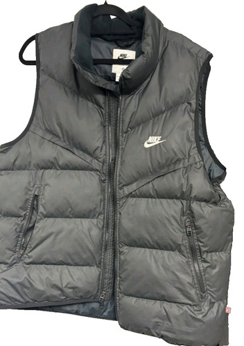 Nike stormfit black gilet - black,