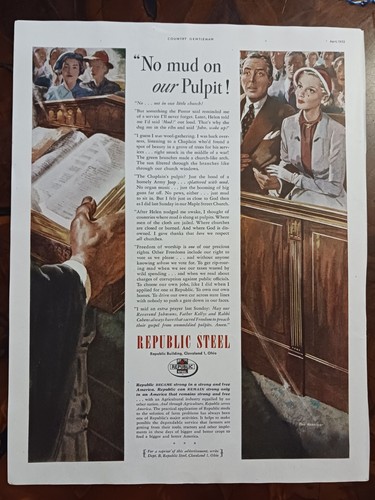 Republic steel mud on our - steel,