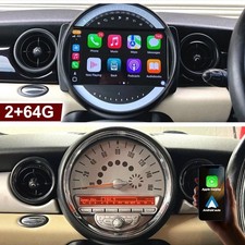 9" For BMW Mini Cooper R56 R57 2007-13 Fit Apple Car Play Stereo Car Radio WIFI