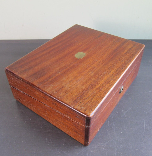 Antique mahogany writing - mahogany,