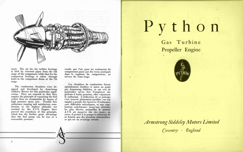 Armstrong siddeley python - siddeley,