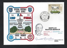 MATT BUSBY SIGNED FDC MANCHESTER UNITED COA AUTOGRAPH FIRST DAY COVER MAN UTD