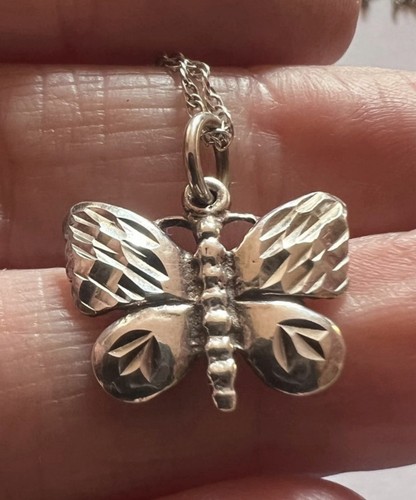 Silver 925 butterfly necklace